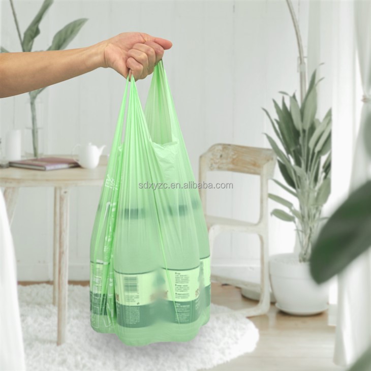 Food Packaging Transparent PLA Pbat Biodegradable Plastic Produce Roll Bag For Fruit Vegetable